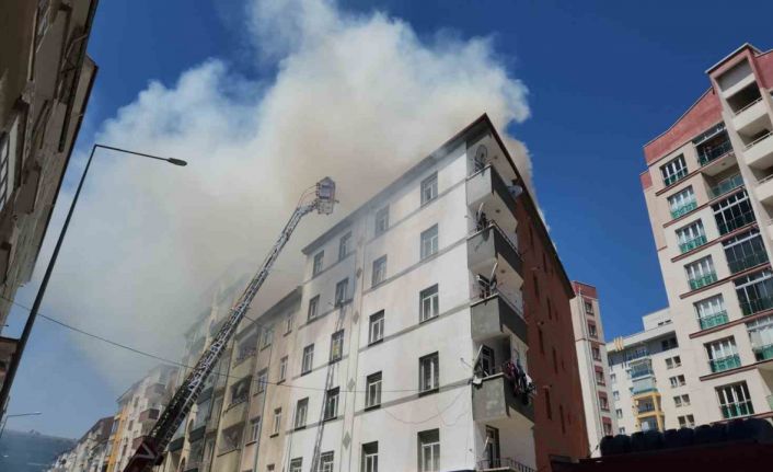 Niğde’de bacadan çıkan yangın korkuttu