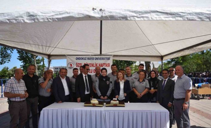 OMÜ’de Özel Güvenlik Haftası kutlandı