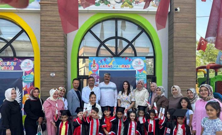 Onikişubat Belediyesinin gündüz bakımevinde ilk mezuniyet heyecanı