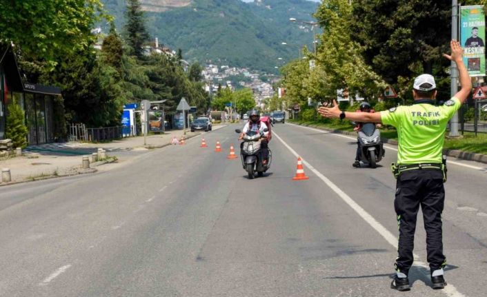 Ordu’da 9 günde 22 bine yakın araç ve sürücüsü denetledi
