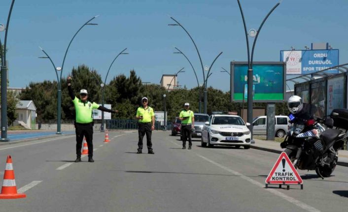 Ordu’da bir haftada yaklaşık 17 bin araç ve sürücüsü denetlendi
