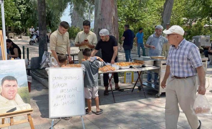 Orman şehidi Görkem Hasdemir için lokma hayrı