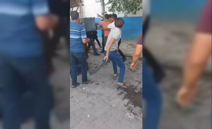 Pazarda alışveriş kavgası meydan savaşına döndü