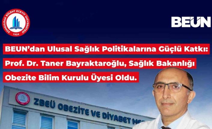 Prof. Dr. Taner Bayraktaroğlu, Sağlık Bakanlığı Obezite Bilim Kurulu üyesi oldu