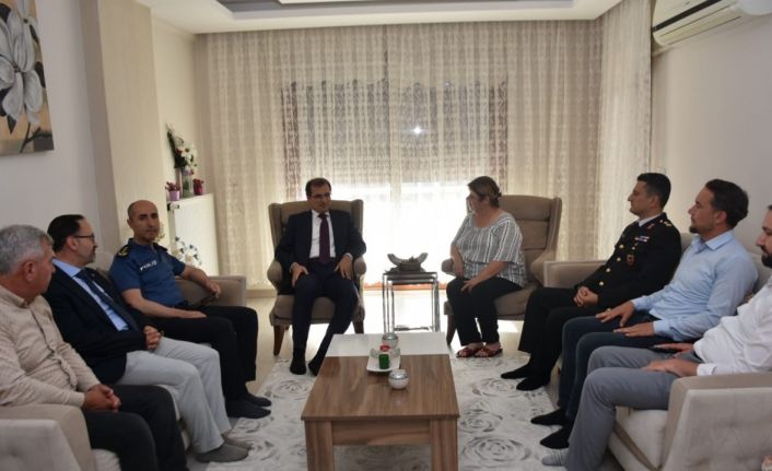 Salihli’de şehit aileleri Kurban Bayramı’nda unutulmadı