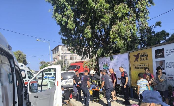 Samandağ’da trafik kazası: 5 yaralı