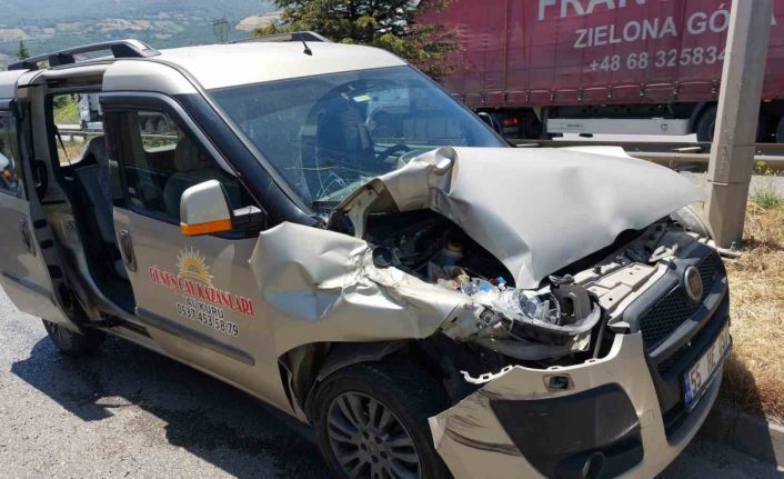 Samsun’da 4 araçlı zincirleme trafik kazası: 1 yaralı