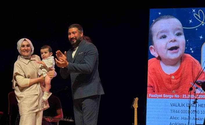 Sanatçı Üngür, Alpaslan bebek yararına konser verdi