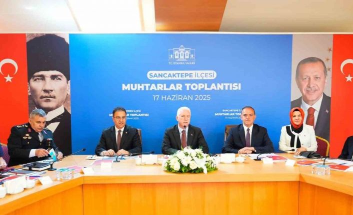 Sancaktepe Muhtarlar Toplantısı İstanbul Valisi Davut Gül’ün katılımıyla gerçekleşti