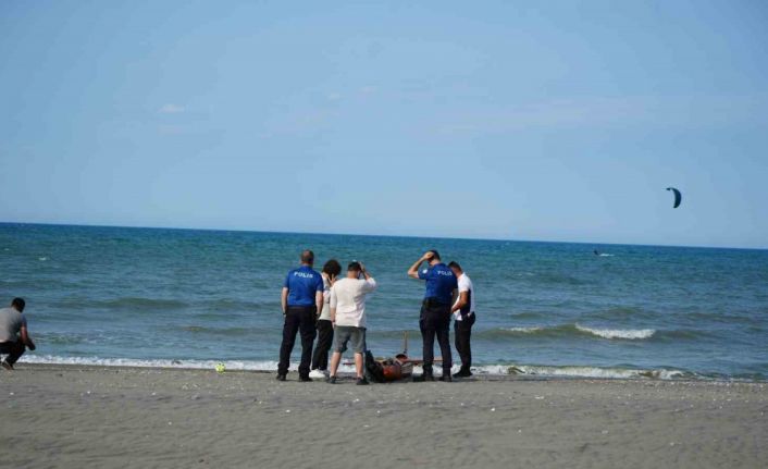 Şimşek İHA Samsun’da sahile vurdu