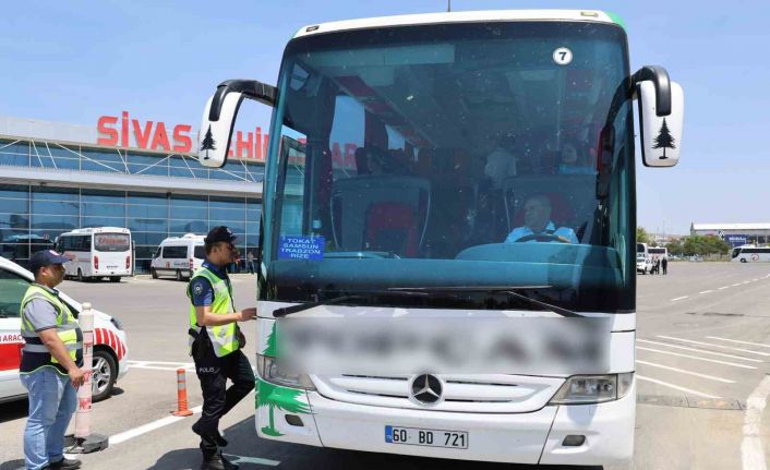 Sivas’ta bayram öncesi trafik denetimleri arttı