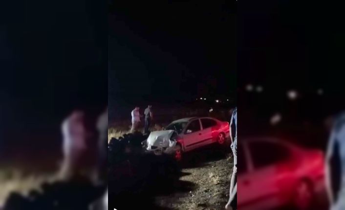 Siverek’te kontrolden çıkan otomobil şarampole girdi: 2 yaralı