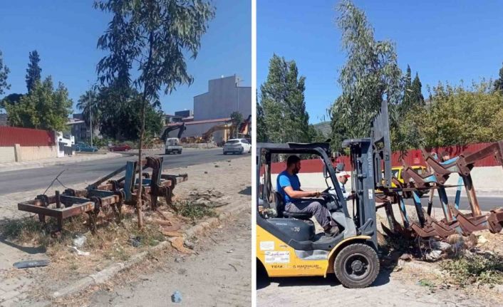 Söke Belediyesi’nden hurda araçlara müdahale