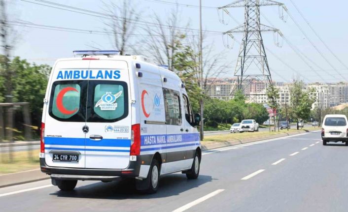 Sultangazi’de hasta nakil ambulansı kolaylık oluşturdu