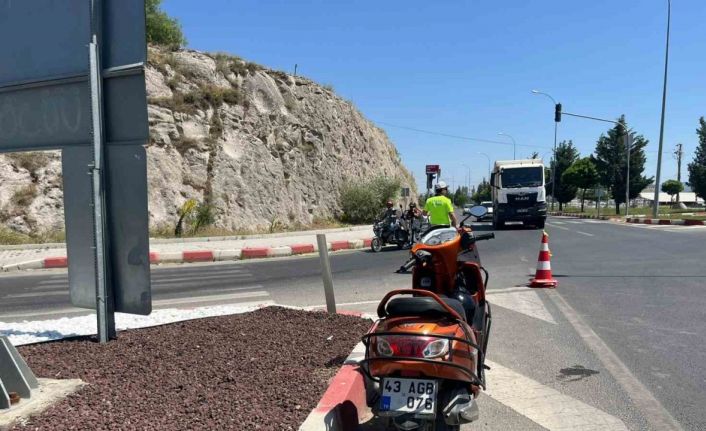 Tavşanlı’da motosiklet kazası: 1 yaralı