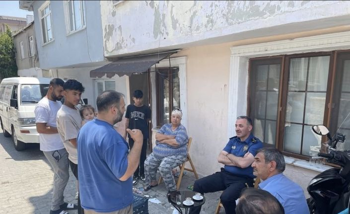 Tekirdağ Emniyet Müdüründen mahalle ziyaretleri