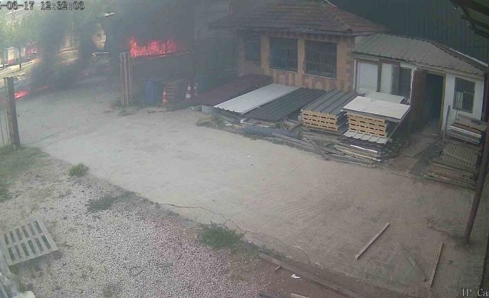 Tır sürücüsünün öldüğü facia kaza güvenlik kamerasında