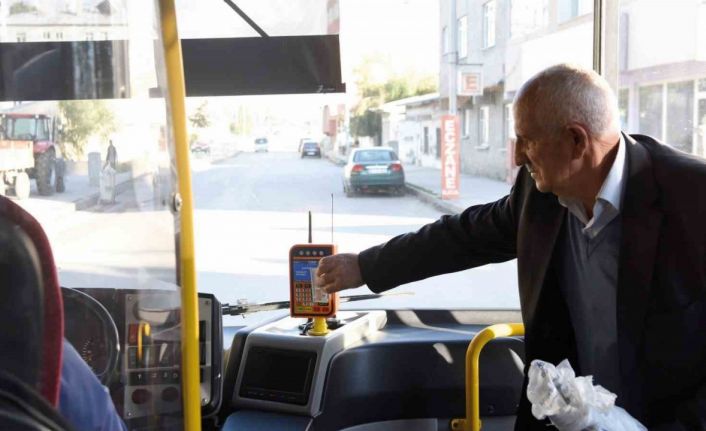 Toplu ulaşımdaki aktarma süresine Başkan Sekmen müdahale etti