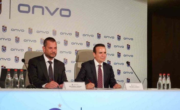 Trabzonspor’un forma sırt sponsoru Onvo oldu