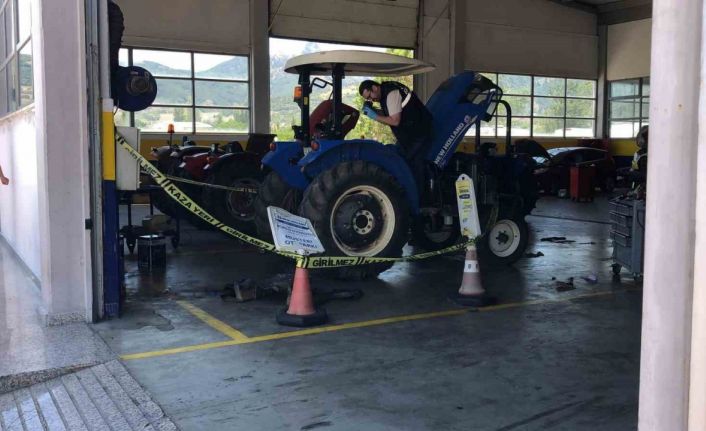 Traktörün römork aparatına boynu sıkışan liseli stajiyer hayatını kaybetti