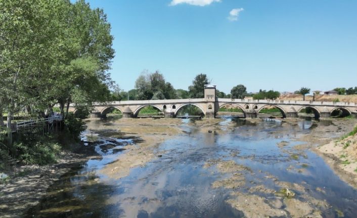 Tunca Nehri’nde kuraklık alarmı
