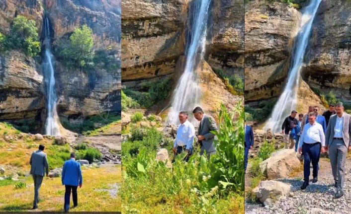 Vali Çelik’ten Ağaçdibi Şelalesi paylaşımı