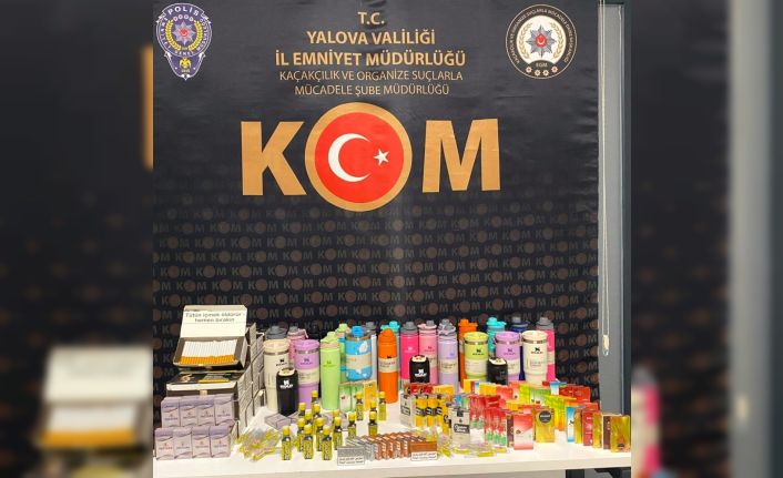 Yalova’da gümrük kaçağı ürün operasyonu