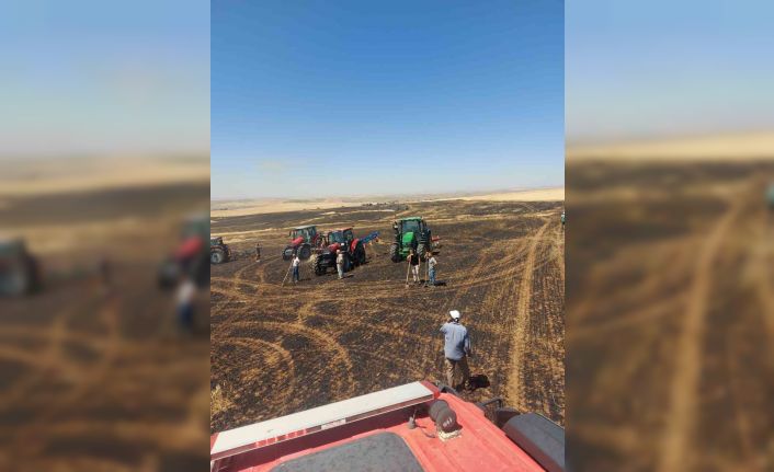 Yozgat’ta 100 dönüm ekili alan kül oldu