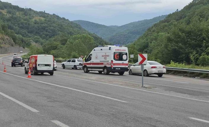 Zonguldak-Ankara yolundaki kazada 1 kişi yaralandı