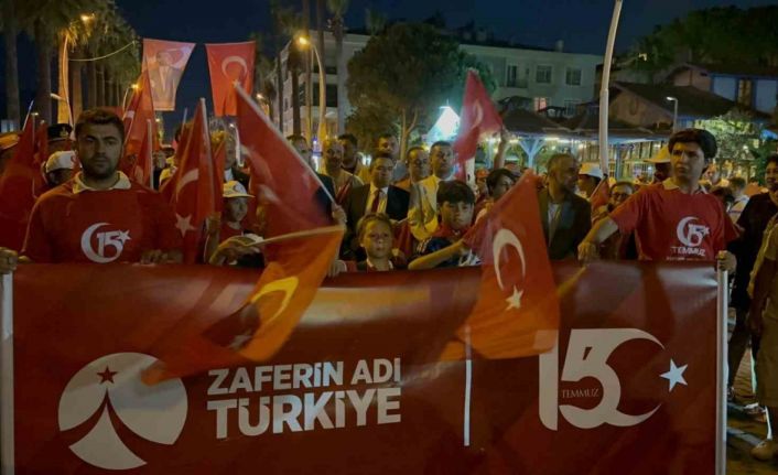 15 Temmuz Marmaris’te çeşitli etkinliklerle anıldı