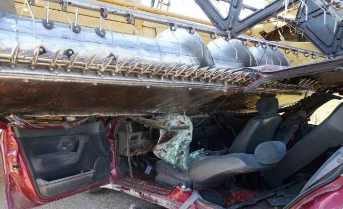 1 kişinin öldüğü kazayla ilgili biçerdöver sürücüsü tutuklandı