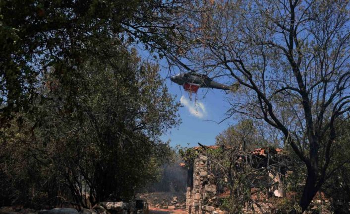 2 bin 500 yıllık antik kentin ciğerleri yandı