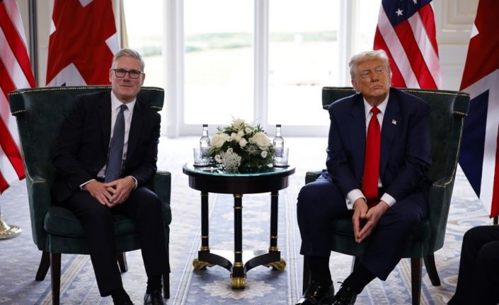 ABD Başkanı Trump, İngiltere Başbakanı Starmer ile görüştü