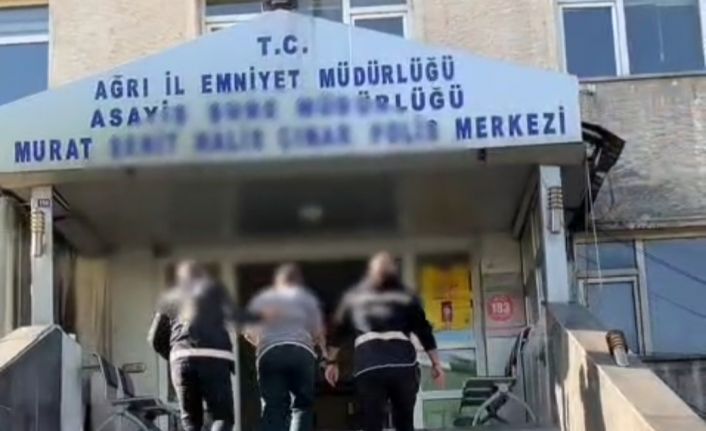 Ağrı’da hakkında kesinleşmiş 10 yıl hapis cezası bulunan hükümlü yakalandı