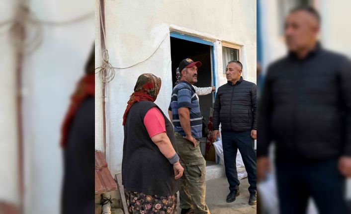 AK Parti heyeti yangın bölgesinde