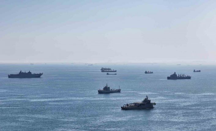 AKINCI TİHA’nın İDEF provası havadan görüntülendi