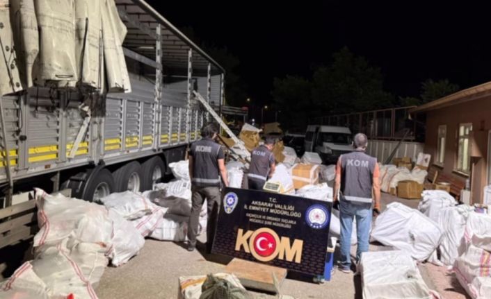 Aksaray KOM’dan kaçakçılara darbe