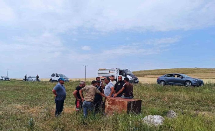 Akyaka’da köylüler içme suyu depoları imece usulüyle temizlendi