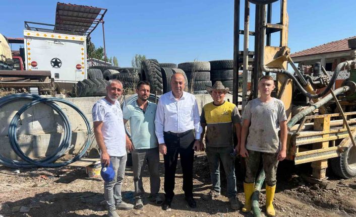 Alaca Belediyesi’nin sondaj çalışmaları sürüyor