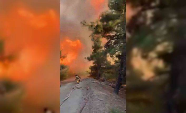 Alev kapanından son saniyeye kadar çıkmadılar