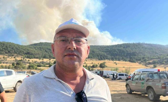 Alevlerin arasında kalan ve kepçesi kül olan operatörün arkadaşı o anları anlattı