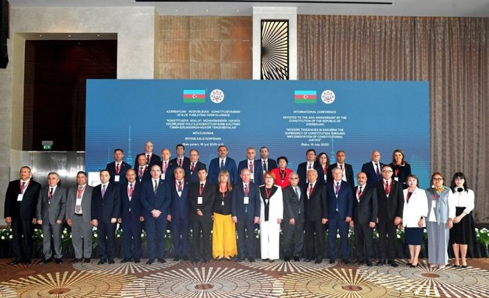Anayasa Mahkemesi Başkanı Özkaya, Azerbaycan’da uluslararası konferansa katıldı