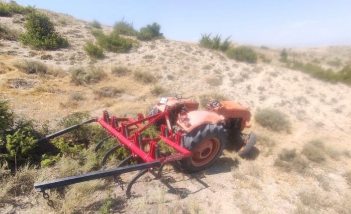 Ankara’da traktör devrildi: 1 ölü
