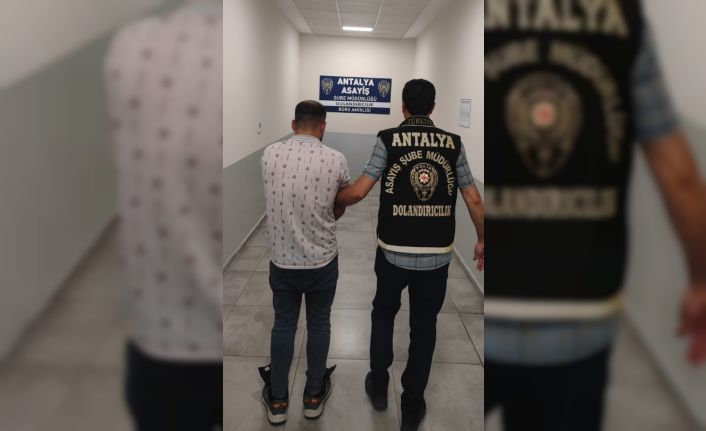 Antalya’da kendisini istihbarat görevlisi olarak tanıtan şahıs dolandırıcılıktan tutuklandı