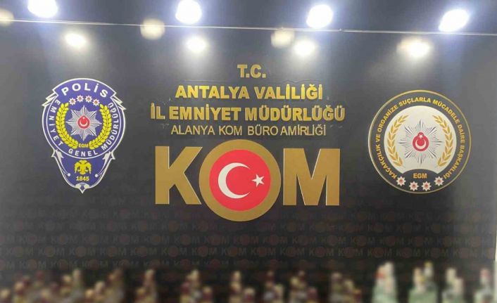 Antalya’da son 1 haftada çok miktarda kaçak içki ve tütün ele geçirildi