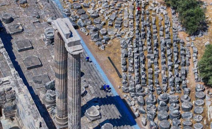 Apollon Tapınağı’nda gece ziyaretleri için hazırlıklar sürüyor