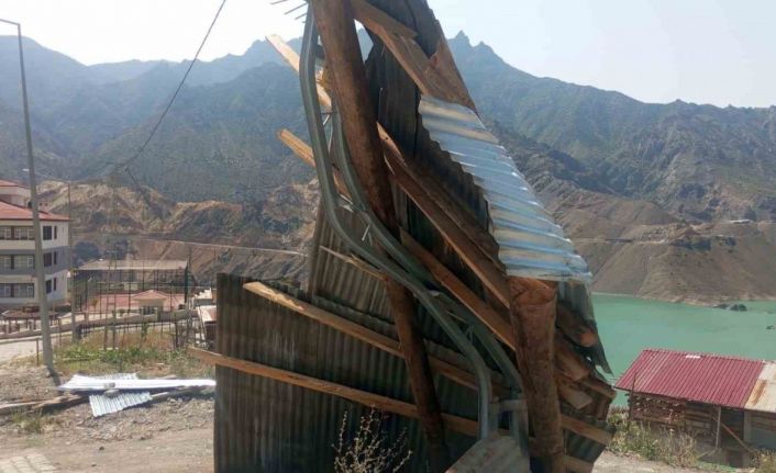 Artvin’de fırtına ve sağanak yağış tahribata yol açtı