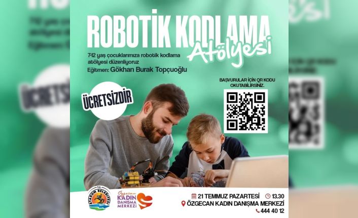 Atakum’da çocuklara yönelik robotik kodlama atölyesi