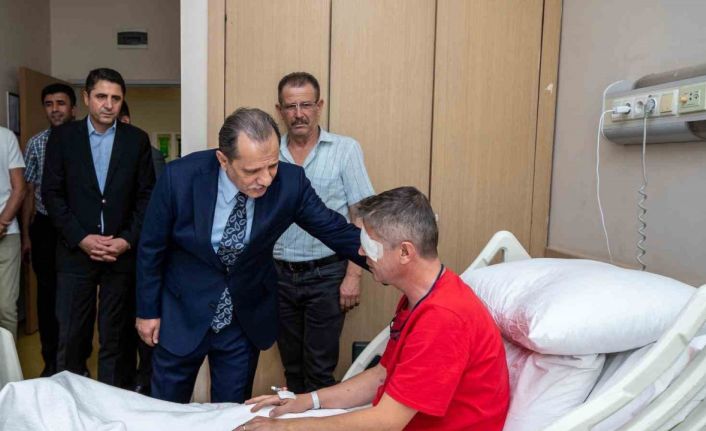 Avcılar’da gittiği olay yerinde yaralanan polise Emniyet Müdürü Yıldız’dan ziyaret