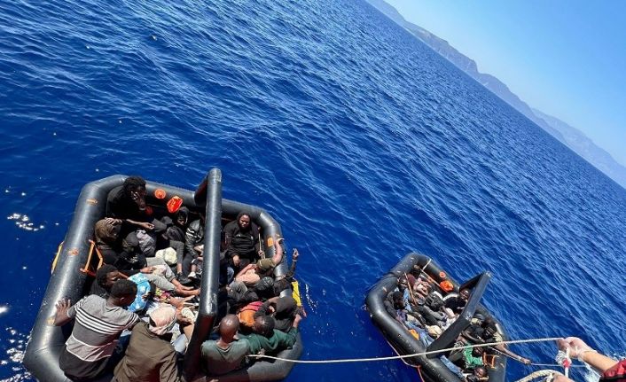 Aydın’da 22 düzensiz göçmen kurtarıldı